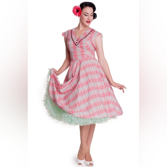 Hell Bunny Vixen Swing Dress - Picture 8 of 9